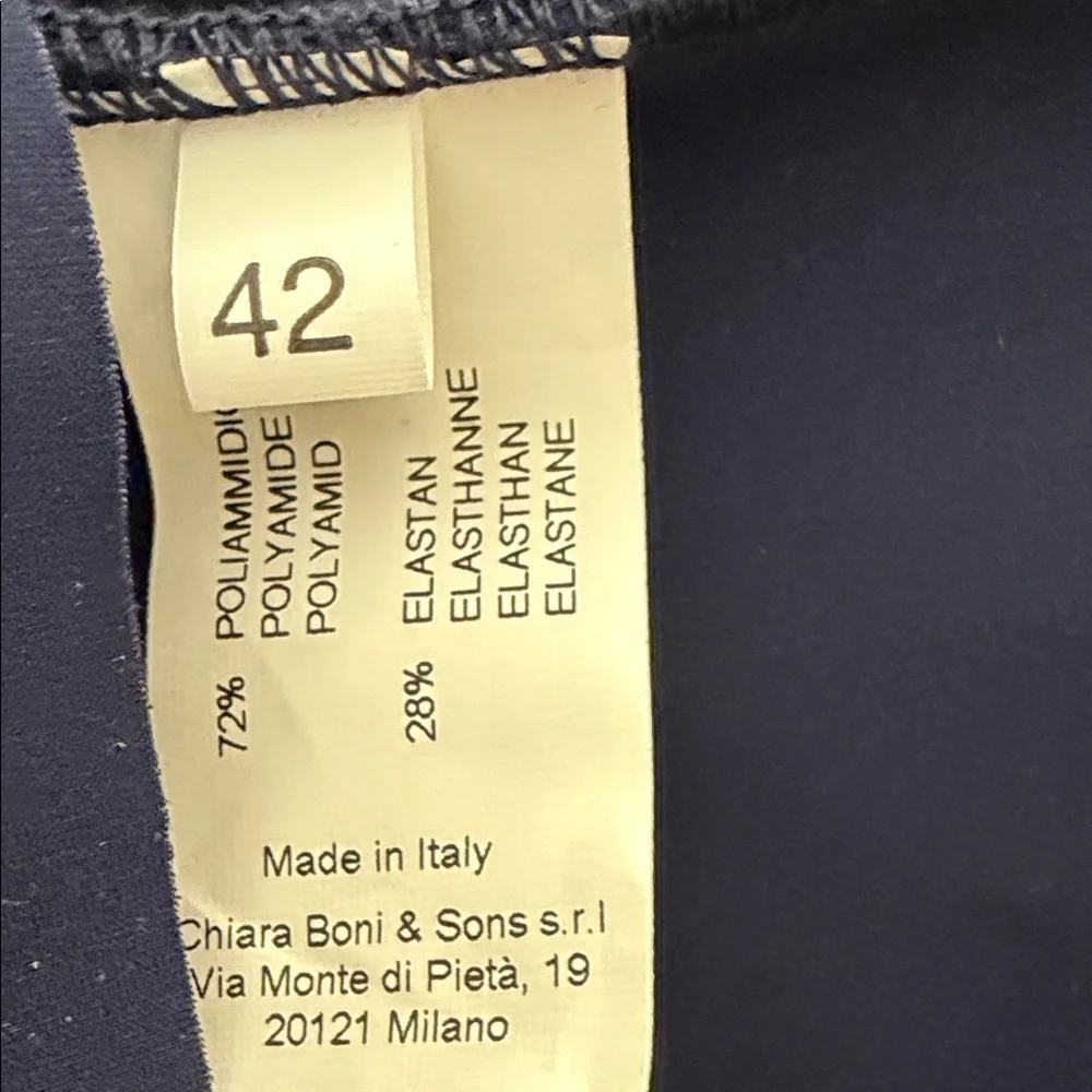 NWT Chiara Boni La Petite Robe - Navy Dress - Picture 8 of 9